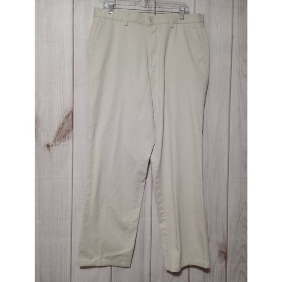 Dockers Pants Men's 36 32 Cream Chino‎ Individual Fit - Picture 1 of 6